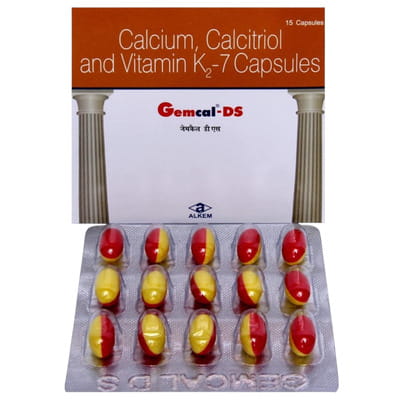 Gemcal Ds Strip Of 15 Tablets