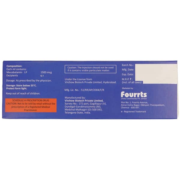 Rejunuron Forte 1500mcg Pre Filled Syringe Of 1ml Injection