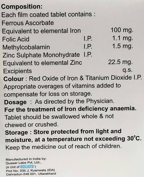 Ascobate M Strip Of 10 Tablets