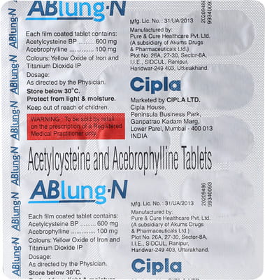 Ablung N Strip Of 15 Tablets
