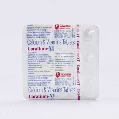 Coralium Xt Strip Of 15 Tablets