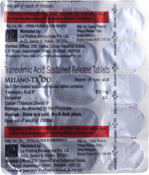 Melano Tx Od 500mg Strip Of 15 Tablets