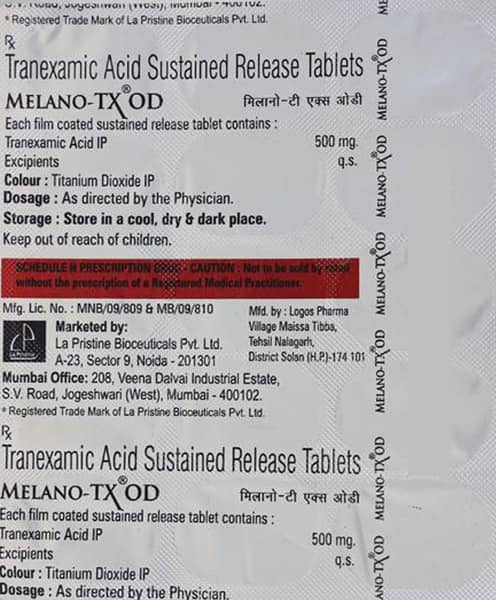 Melano Tx Od 500mg Strip Of 15 Tablets