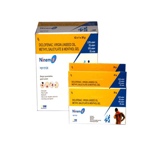 Ninem 2x Tube Of 30gm Gel