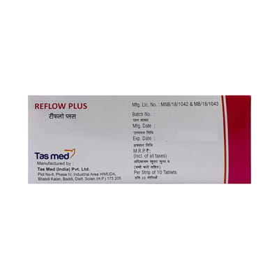 Reflow Plus Strip Of 10 Tablets