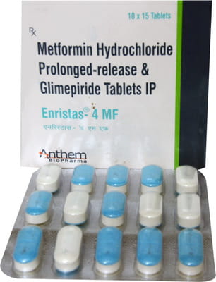 Enristas 4 Mf Strip Of 15 Tablets