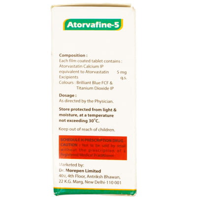 Atorvafine 5 Strip Of 10 Tablets
