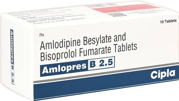 Amlopres B 2.5mg Strip Of 10 Tablets