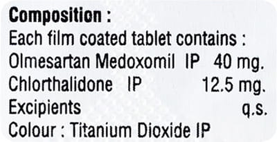 Olmo Ct 40mg Strip Of 10 Tablets