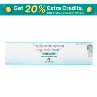 Peg Religrast 6Mg Pre Filled Syringe Of 0.6Ml Injection