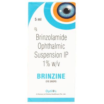 Brinzine Bottle Of 5ml Eye Drops