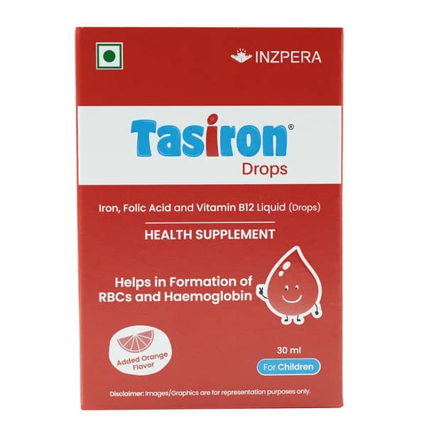 Tasiron Orange Flavour Bottle Of 30Ml Oral Drops