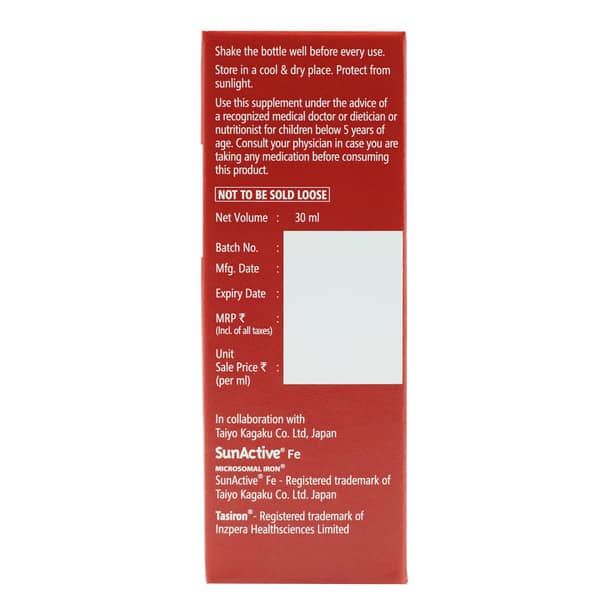 Tasiron Orange Flavour Bottle Of 30Ml Oral Drops