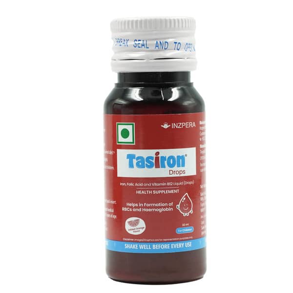 Tasiron Orange Flavour Bottle Of 30Ml Oral Drops