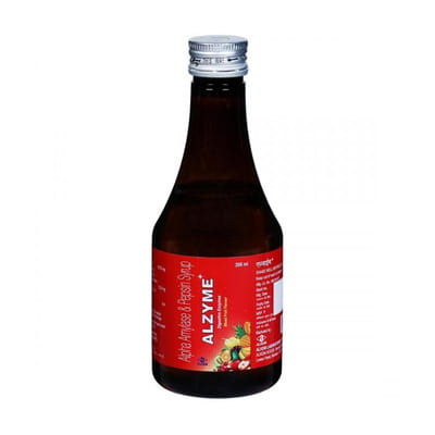 Alzyme Plus Mixed Fruit Flavour Bottle Of 200ml Syrup