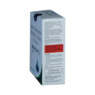 Resync 0.1% Bottle Of 5ml Ophthalmic Solution
