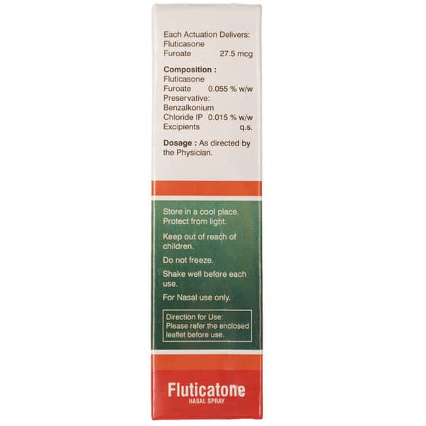 Fluticatone 120md Bottle Of 6gm Nasal Spray