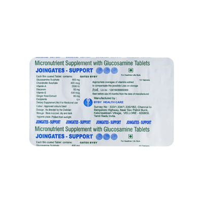Joingates Support Strip Of 10 Tablets