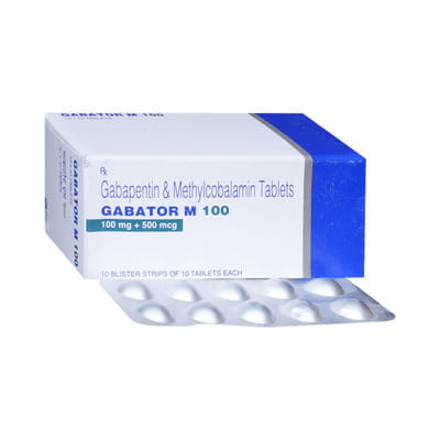 Gabator M 100mg Strip Of 10 Tablets
