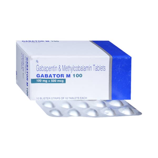 Gabator M 100mg Strip Of 10 Tablets