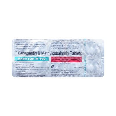 Gabator M 100mg Strip Of 10 Tablets