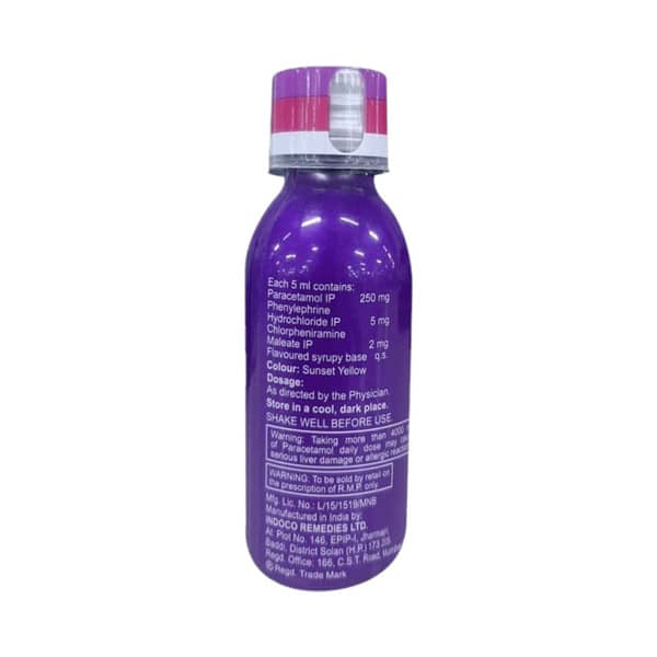 Febrex Plus Ds Delicious Orange Flavour Bottle Of 60ml Oral Suspension