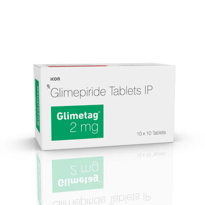 Glimetag 2mg Strip Of 10 Tablets