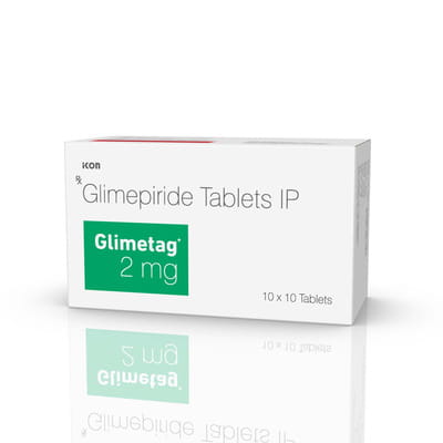 Glimetag 2mg Strip Of 10 Tablets