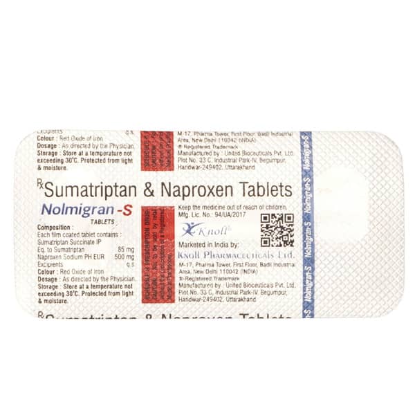 Nolmigran S Strip Of 2 Tablets