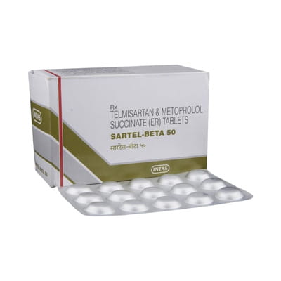 Sartel Beta 50mg Strip Of 10 Tablets