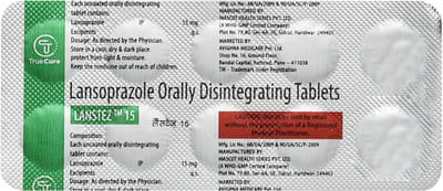 Lanstez 15mg Strip Of 10 Tablets