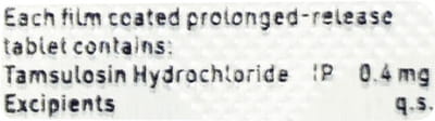 Tamstru 0.4mg Strip Of 10 Tablets