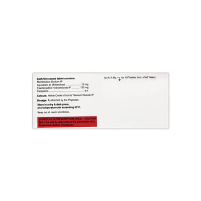 Montecip Fx Strip Of 10 Tablets