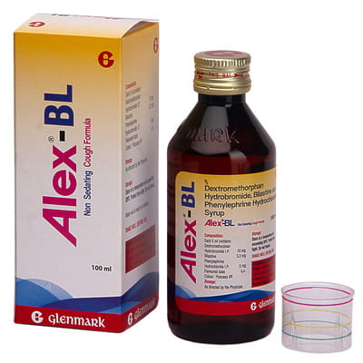 Alex Bl Bottle Of 100ml Syrup