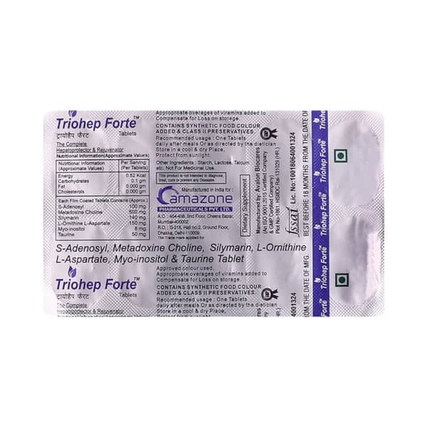 Triohep Forte Strip Of 10 Tablets