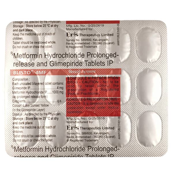 Blisto 4mg Mf Strip Of 15 Tablets