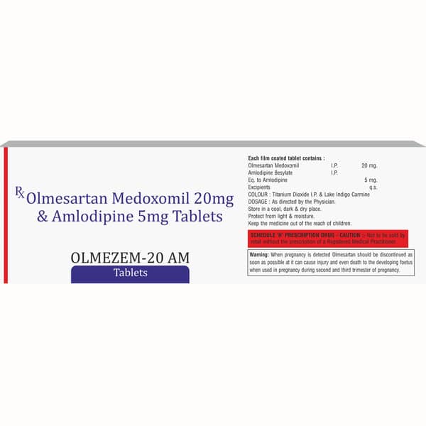 Olmezem 20Mg Am Strip Of 10 Tablets