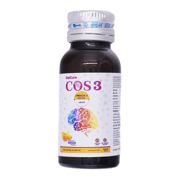 Cos-3 Oral Drops | Mango Flavour Sugar Free