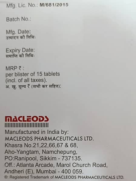 Tenginow M 1000mg Strip Of 15 Tablets