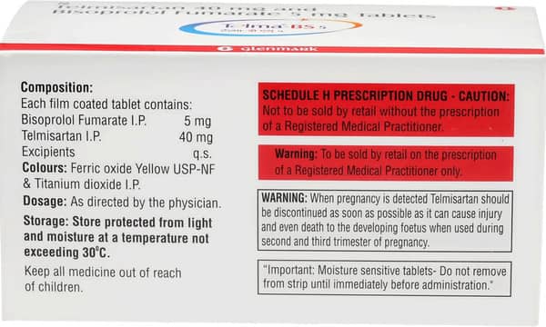 Telma Bs 5mg Strip Of 10 Tablets