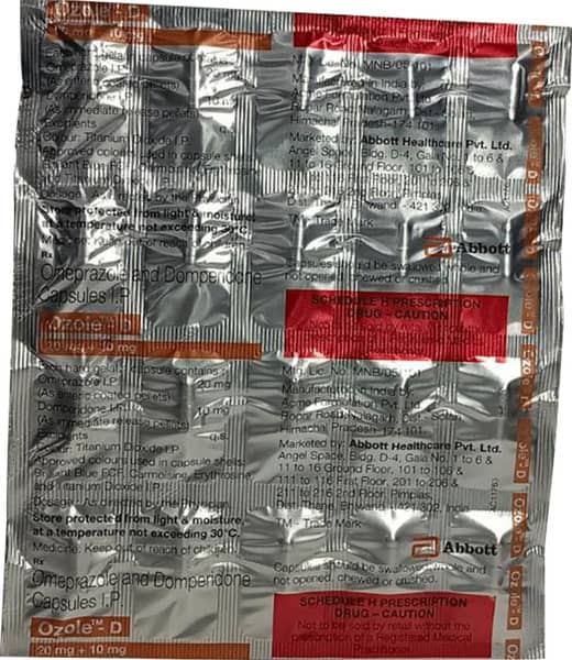 Ozole D Strip Of 20 Capsules