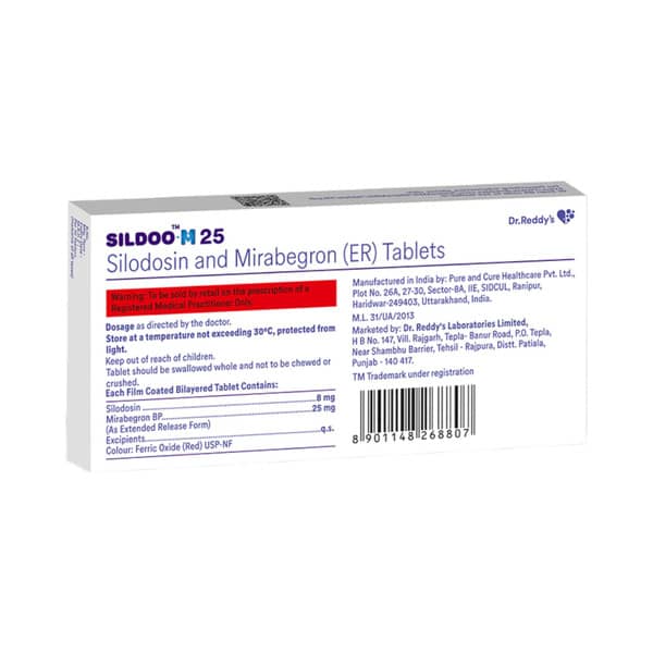 Sildoo M 8/25mg Strip Of 10 Tablets