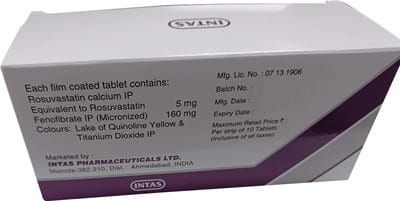 Lipitas F 5mg Strip Of 10 Tablets