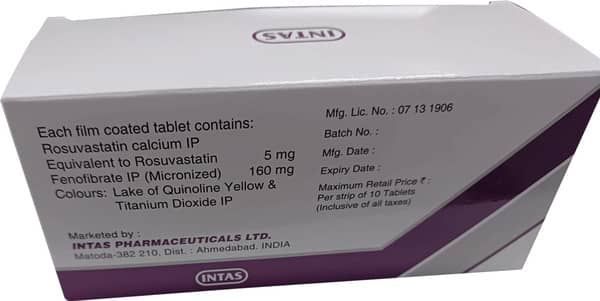 Lipitas F 5mg Strip Of 10 Tablets