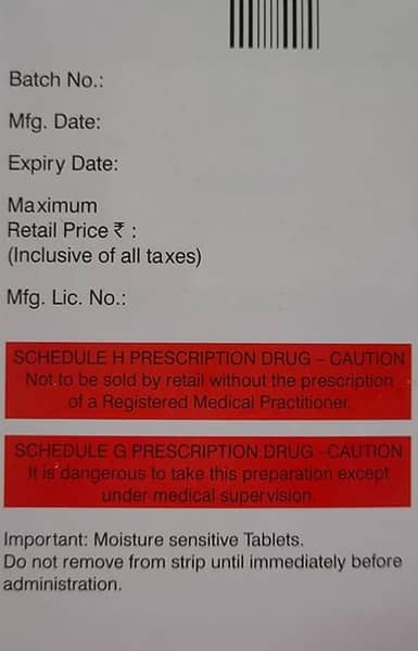 Telista Amh Strip Of 15 Tablets