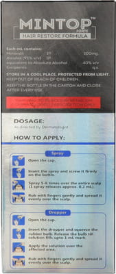 Mintop Forte 10% Bottle Of 60ml Solution