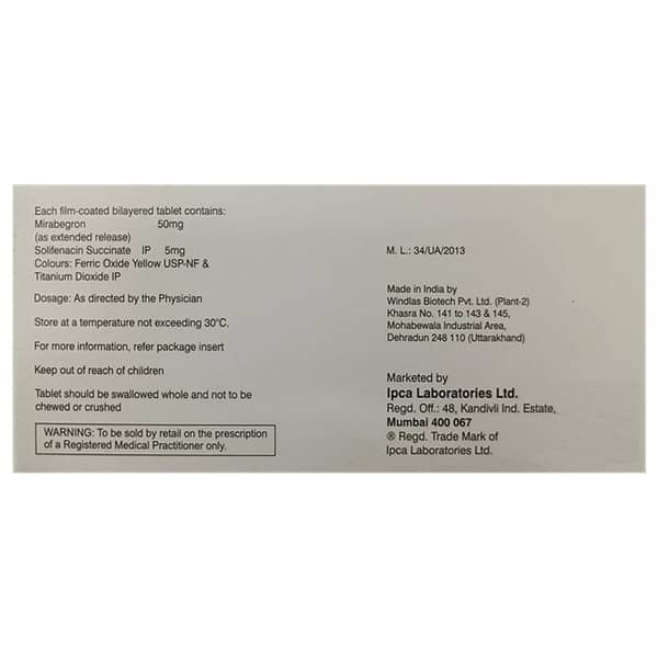Mirbeg S 50Mg Strip Of 10 Tablets