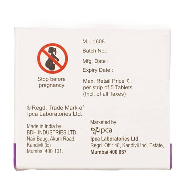 Folitrax 20Mg Strip Of 5 Tablets