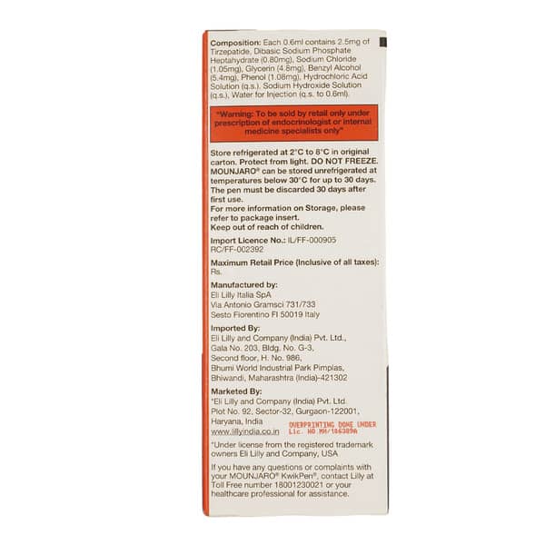 Mounjaro 2.5mg Kwikpen