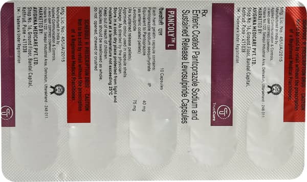 Pancoly L Strip Of 10 Capsules